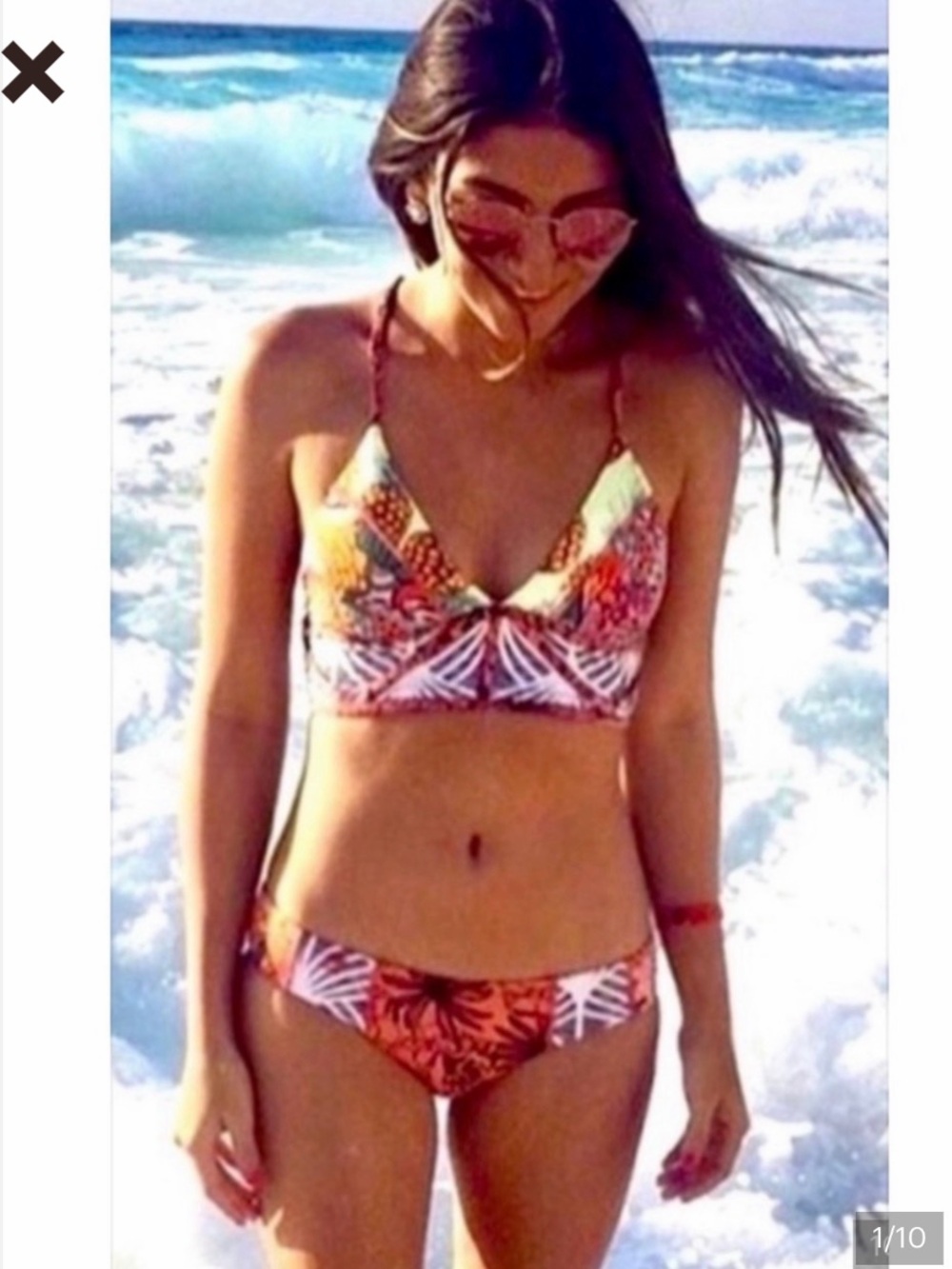 (BOTTOMS) Maaji Dance Fever Reversible Bikini Bottoms.